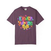 Coquette Kindergarten Pencil Bow - Comfort Colors | Trendy Women's T-Shirt. Direct to Garment. Printed & Shipped in the USA. Unisex Sizes.