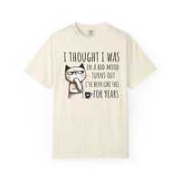 I Thought I Was In A Bad Mood, Grumpy Cat - Comfort Colors | Trendy Men's and Women's T-Shirt. Direct to Garment. Printed & Shipped in the USA. Unisex Sizes.