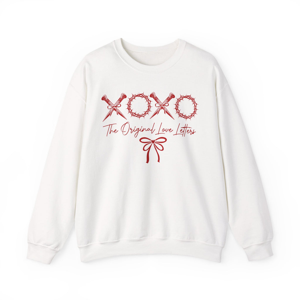 Original Love Letter - Christian Faith – Gildan Heavy Blend | Trendy Women’s Soft Sweatshirt. Direct to Garment. Printed & Shipped in the USA. Unisex Sizes.