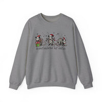 Overstimulated But Festive Christmas Possums – Gildan Heavy Blend | Trendy Women’s and Men's Soft Sweatshirt. Direct to Garment. Printed & Shipped in the USA. Unisex Sizes.