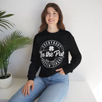 Everybody In The Pub Gettin' Tipsy – Gildan Heavy Blend | Trendy Women’s and Men's Soft Sweatshirt. Direct to Garment. Printed & Shipped in the USA. Unisex Sizes.