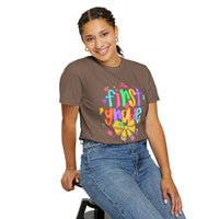 Coquette First Grade Pencil Bow - Comfort Colors | Trendy Women's T-Shirt. Direct to Garment. Printed & Shipped in the USA. Unisex Sizes.