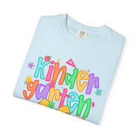 Coquette Kindergarten Pencil Bow - Comfort Colors | Trendy Women's T-Shirt. Direct to Garment. Printed & Shipped in the USA. Unisex Sizes.