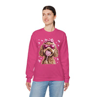 Goldendoodle Love – Gildan Heavy Blend | Trendy Women’s Soft Sweatshirt. Direct to Garment. Printed & Shipped in the USA. Unisex Sizes.