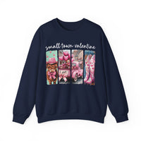 Small Town Valentine – Gildan Heavy Blend | Trendy Women’s Soft Sweatshirt. Direct to Garment. Printed & Shipped in the USA. Unisex Sizes.