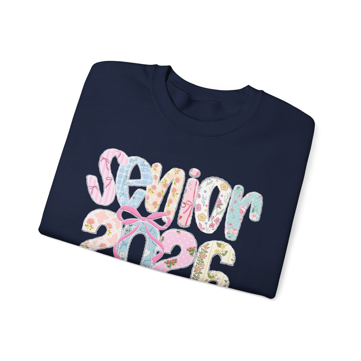 Class of 2026 Senior - Pink Coquette Bow – Gildan Heavy Blend | Trendy Women’s Soft Sweatshirt. Direct to Garment. Printed & Shipped in the USA. Unisex Sizes.