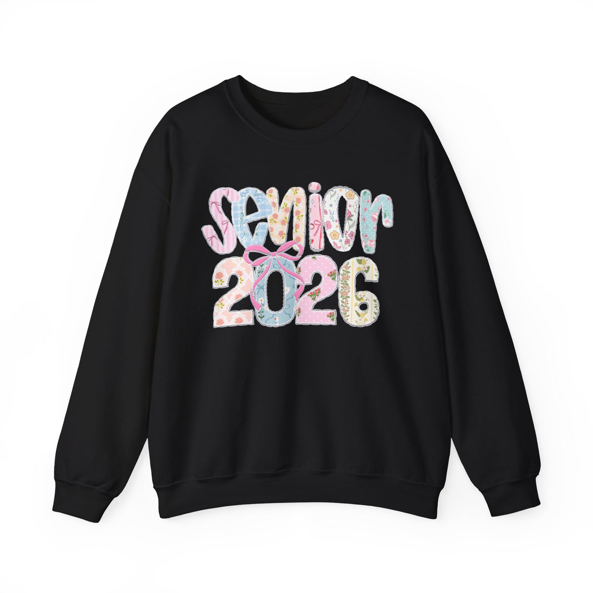 Class of 2026 Senior - Pink Coquette Bow – Gildan Heavy Blend | Trendy Women’s Soft Sweatshirt. Direct to Garment. Printed & Shipped in the USA. Unisex Sizes.