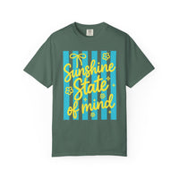 Sunshine State of Mind - Comfort Colors | Trendy Women's T-Shirt. Direct to Garment. Printed & Shipped in the USA. Unisex Sizes.