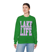 Lake Life – Gildan Heavy Blend | Trendy Men's & Women’s Soft Sweatshirt. Direct to Garment. Printed & Shipped in the USA. Unisex Sizes.