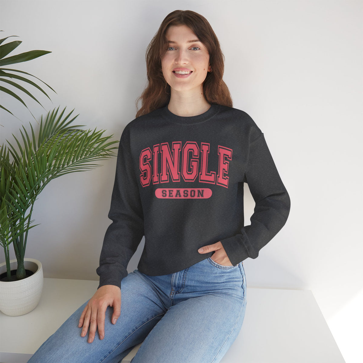 Single Season - Varsity – Gildan Heavy Blend | Trendy Women’s Soft Sweatshirt. Direct to Garment. Printed & Shipped in the USA. Unisex Sizes.