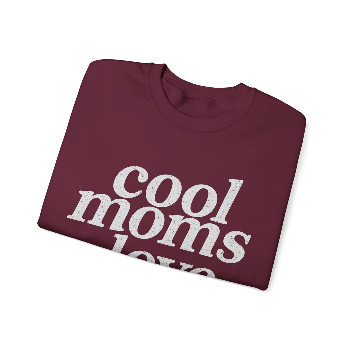 Cool Moms Love Jesus, Vintage – Gildan Heavy Blend | Trendy Women’s Soft Sweatshirt. Direct to Garment. Printed & Shipped in the USA. Unisex Sizes.