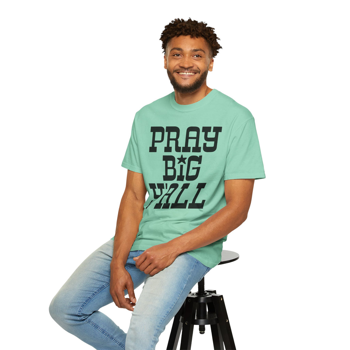 Pray Big Y'all - Comfort Colors | Trendy Women's T-Shirt. Direct to Garment. Printed & Shipped in the USA. Unisex Sizes.