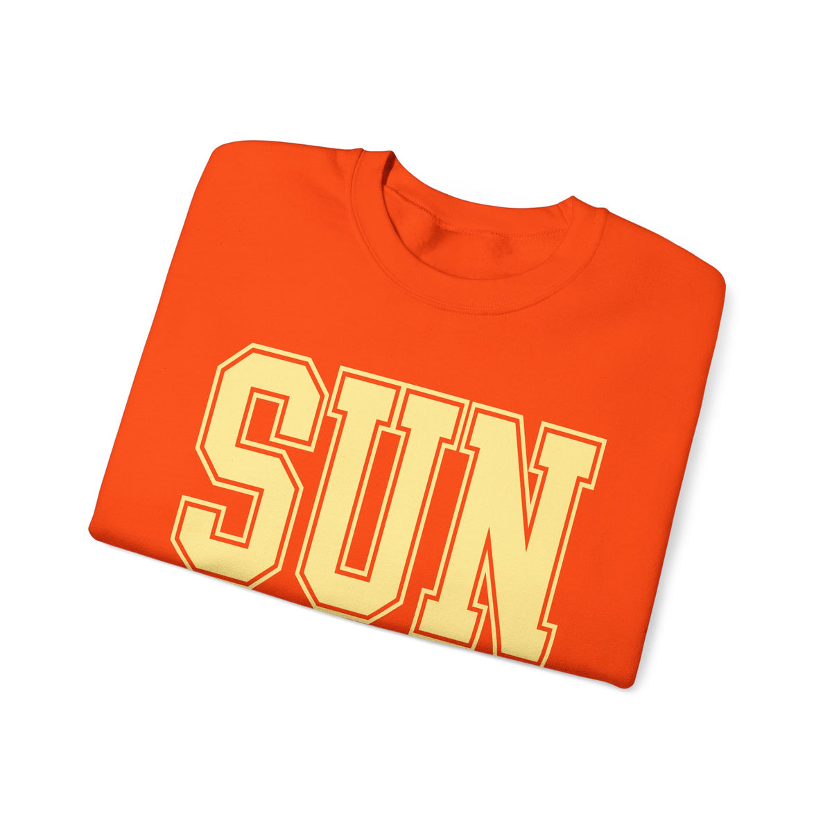 Sunshine – Gildan Heavy Blend | Trendy Women’s Soft Sweatshirt. Direct to Garment. Printed & Shipped in the USA. Unisex Sizes.