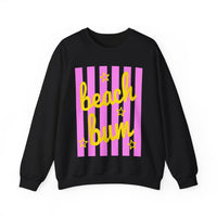 Beach Bum – Gildan Heavy Blend | Trendy Men's & Women’s Soft Sweatshirt. Direct to Garment. Printed & Shipped in the USA. Unisex Sizes.