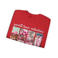 Small Town Valentine – Gildan Heavy Blend | Trendy Women’s Soft Sweatshirt. Direct to Garment. Printed & Shipped in the USA. Unisex Sizes.