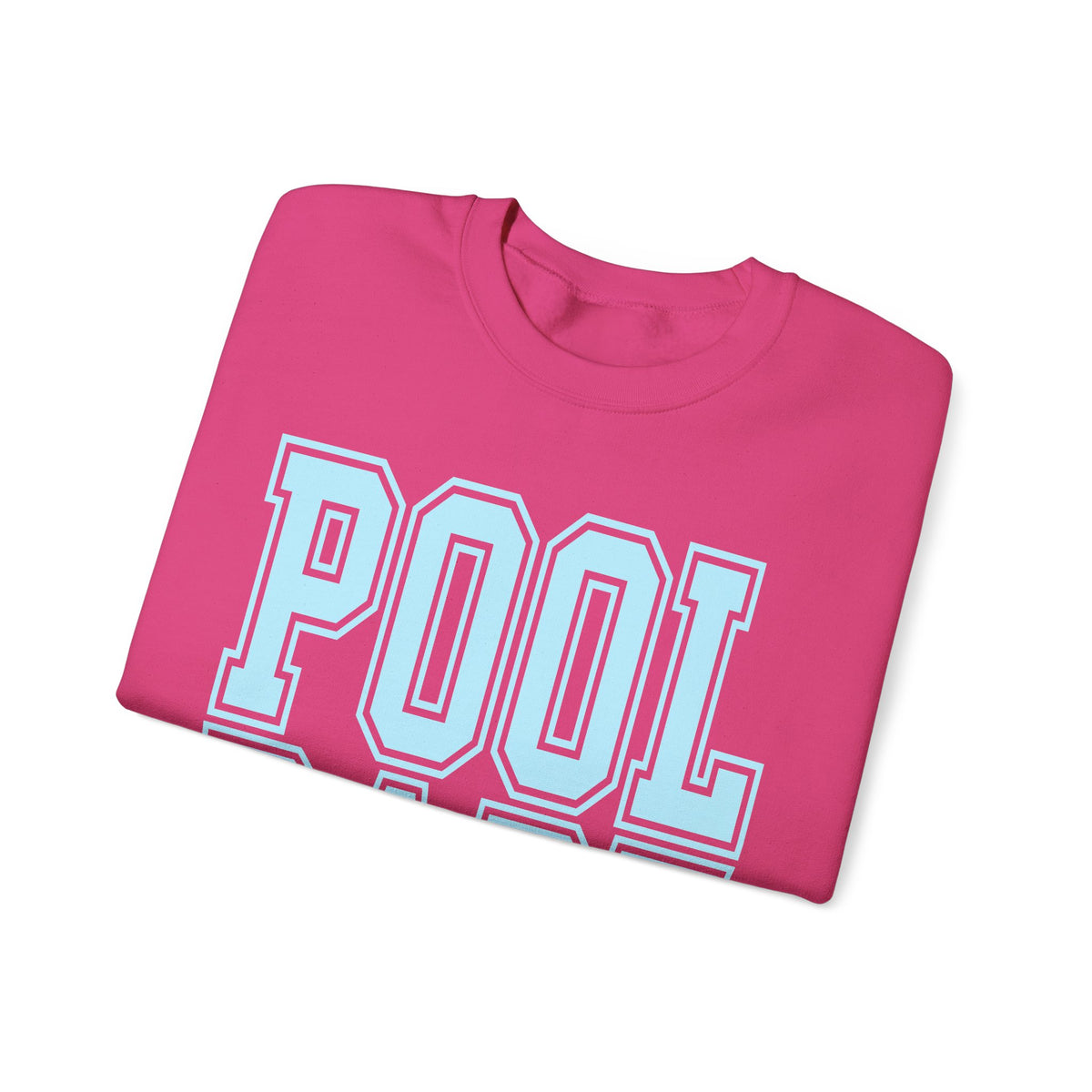 Pool Babe – Gildan Heavy Blend | Trendy Women’s Soft Sweatshirt. Direct to Garment. Printed & Shipped in the USA. Unisex Sizes.