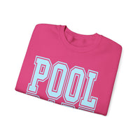 Pool Babe – Gildan Heavy Blend | Trendy Women’s Soft Sweatshirt. Direct to Garment. Printed & Shipped in the USA. Unisex Sizes.