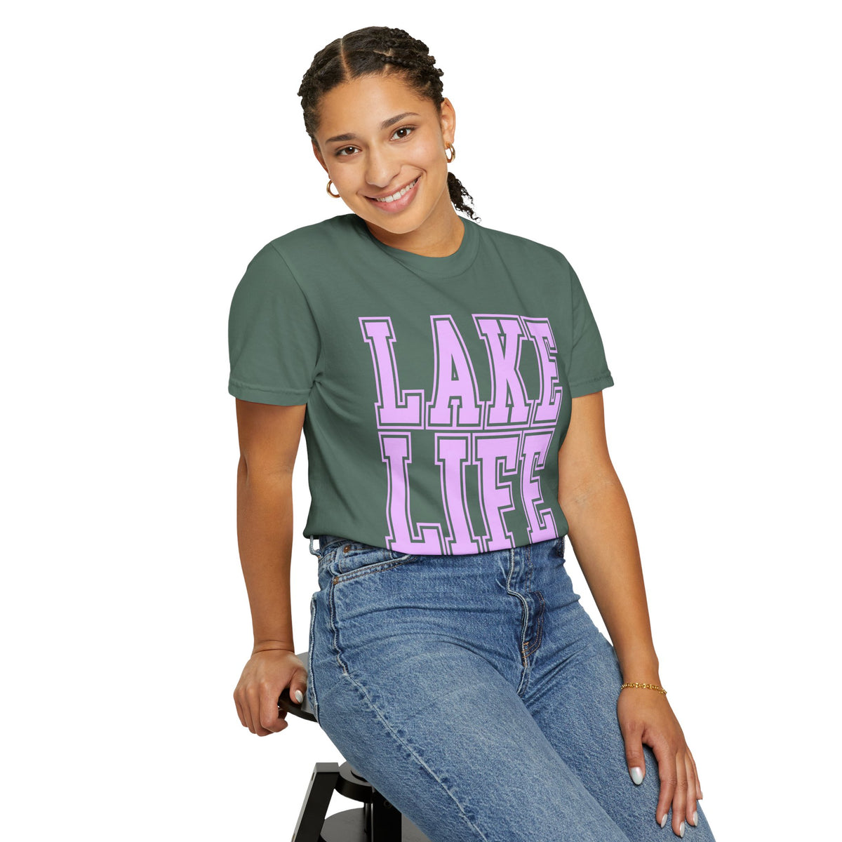 Lake Life - Comfort Colors | Trendy Men's & Women's T-Shirt. Direct to Garment. Printed & Shipped in the USA. Unisex Sizes.