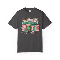 Receptionist Life - Comfort Colors | Trendy Women's T-Shirt. Direct to Garment. Printed & Shipped in the USA. Unisex Sizes.