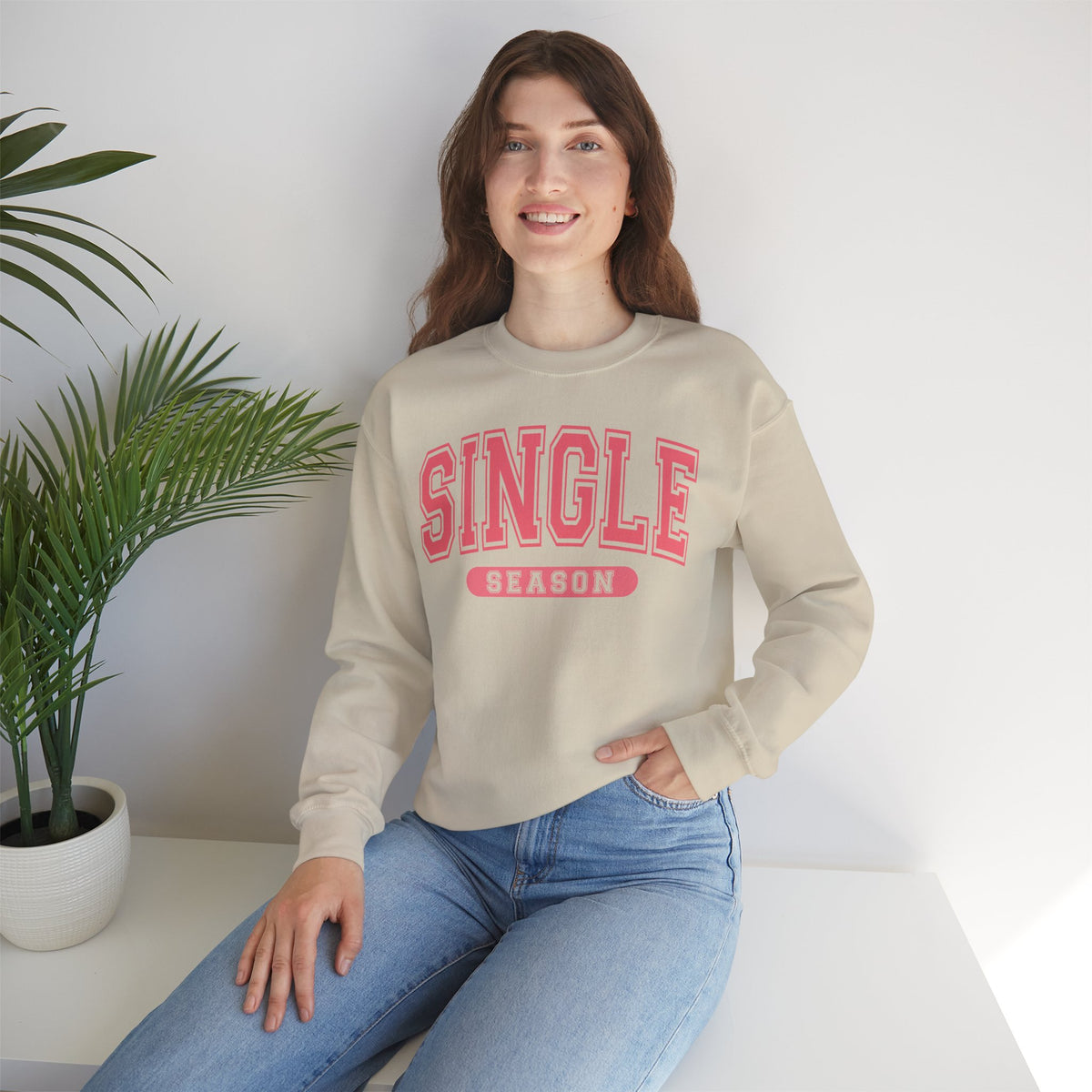 Single Season - Varsity – Gildan Heavy Blend | Trendy Women’s Soft Sweatshirt. Direct to Garment. Printed & Shipped in the USA. Unisex Sizes.