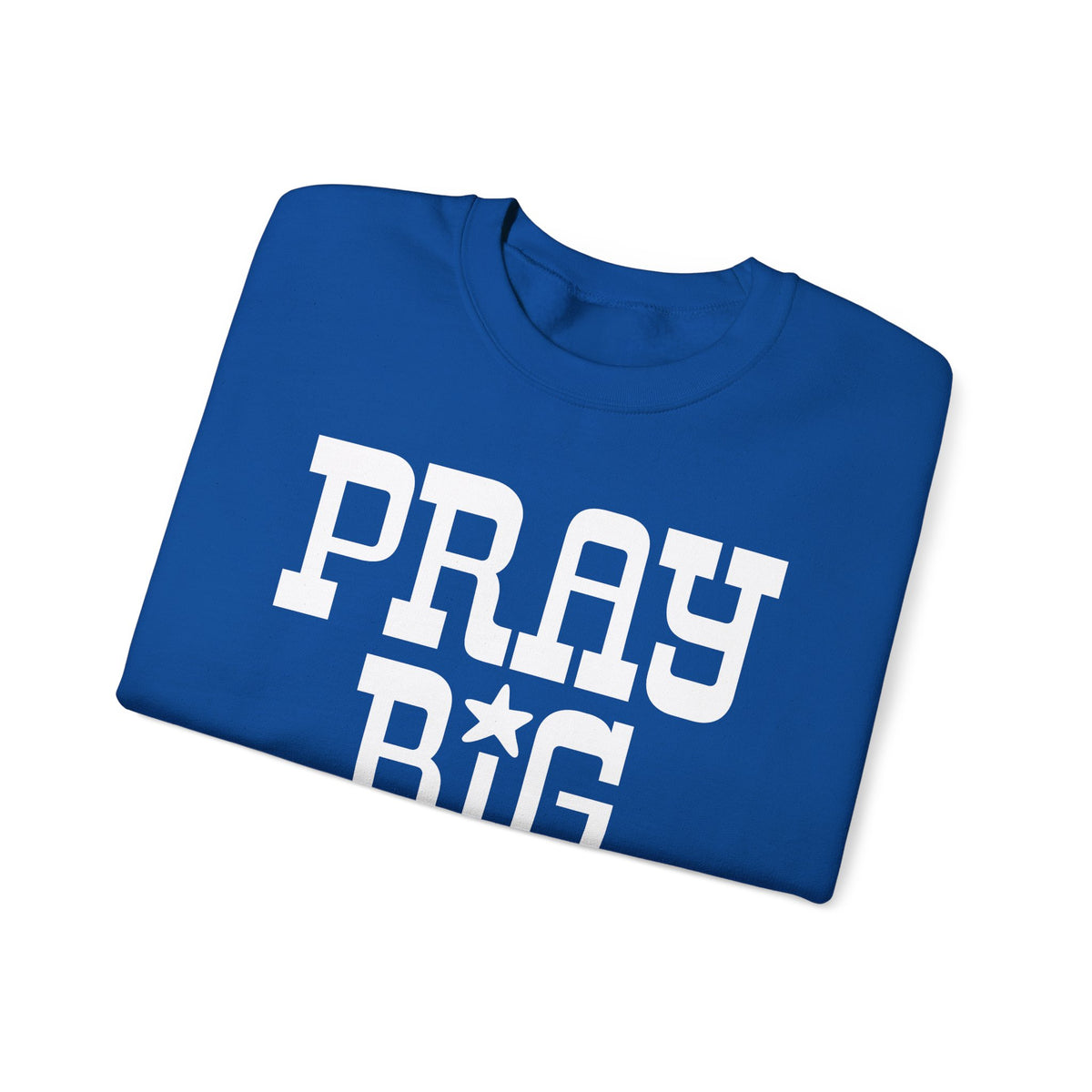 Pray Big Y'all – Gildan Heavy Blend | Trendy Women’s and Men's Soft Sweatshirt. Direct to Garment. Printed & Shipped in the USA. Unisex Sizes.