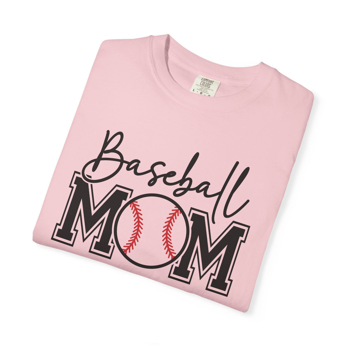 Baseball Mom - Comfort Colors | Trendy Women's T-Shirt. Direct to Garment. Printed & Shipped in the USA. Unisex Sizes.