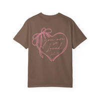 You Are So Loved, Christian Faith - Front & Back Printed - Comfort Colors | Trendy Women's T-Shirt. Direct to Garment. Printed & Shipped in the USA. Unisex Sizes.
