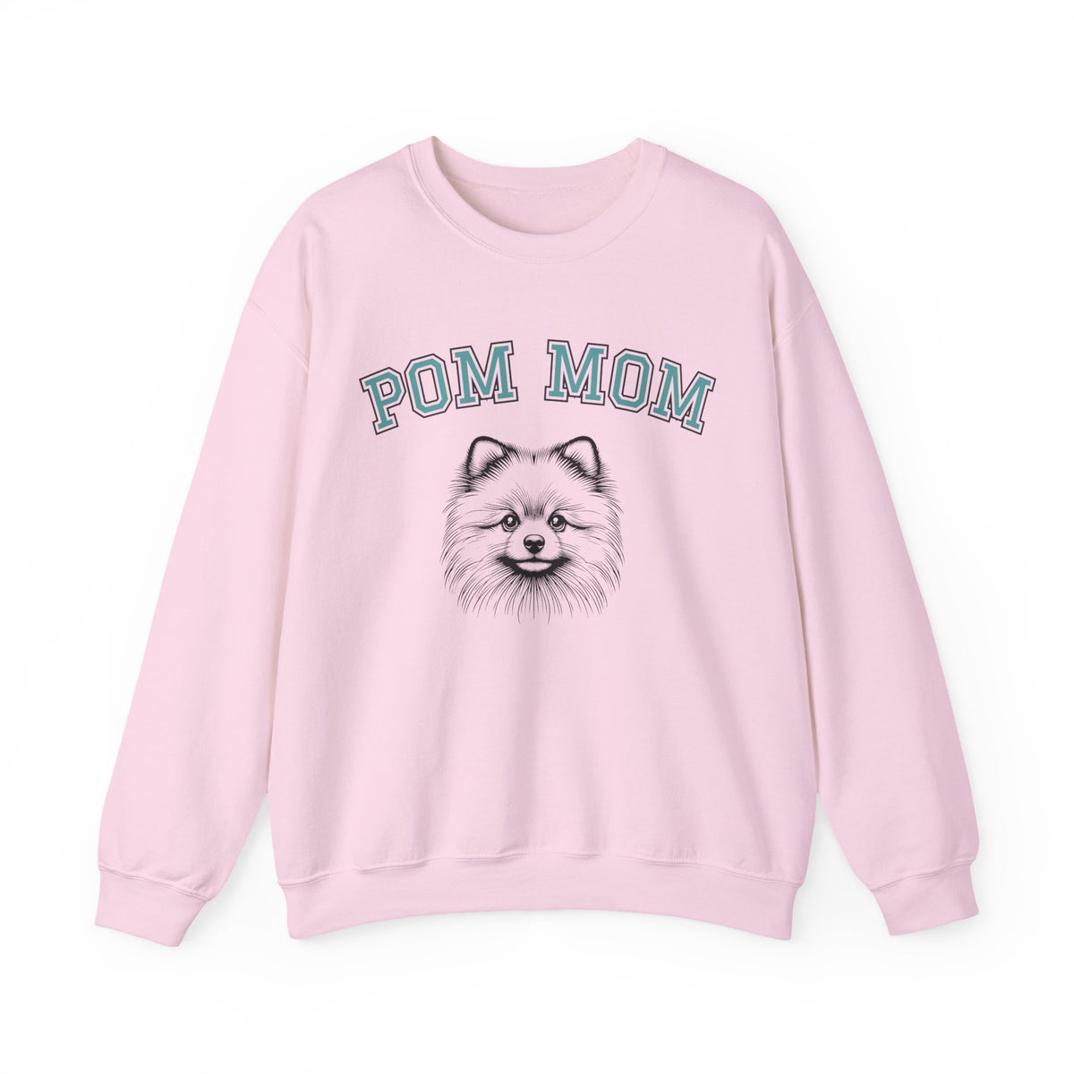 Pom Mom, Varsity – Gildan Heavy Blend | Trendy Women’s Soft Sweatshirt. Direct to Garment. Printed & Shipped in the USA. Unisex Sizes.