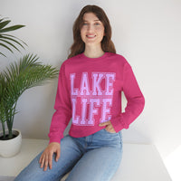 Lake Life – Gildan Heavy Blend | Trendy Men's & Women’s Soft Sweatshirt. Direct to Garment. Printed & Shipped in the USA. Unisex Sizes.