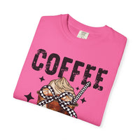 Coffee Changes Everything, Iced Coffee, Coffee Lovers - Comfort Colors | Trendy Women's T-Shirt. Direct to Garment. Printed & Shipped in the USA. Unisex Sizes.