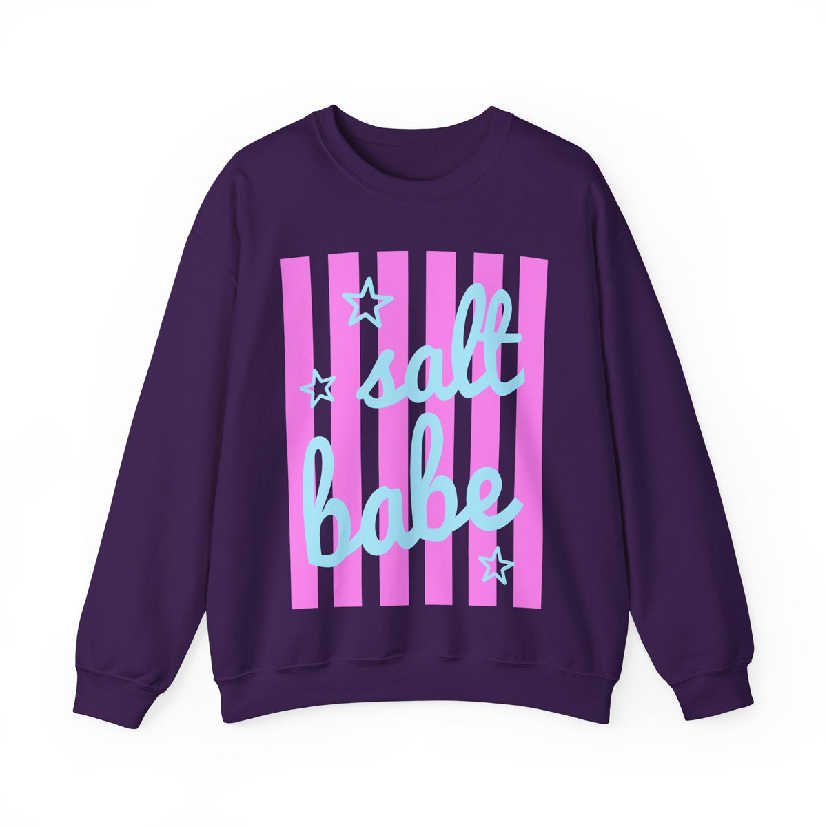 Salt Babe – Gildan Heavy Blend | Trendy Women’s Soft Sweatshirt. Direct to Garment. Printed & Shipped in the USA. Unisex Sizes.