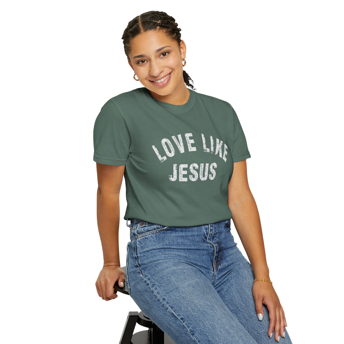 Love Like Jesus - Comfort Colors | Trendy Men's and Women's T-Shirt. Direct to Garment. Printed & Shipped in the USA. Unisex Sizes.