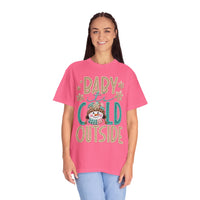 Baby It's Cold Outside Snowman  - Comfort Colors | Trendy Women's T-Shirt. Direct to Garment. Printed & Shipped in the USA. Unisex Sizes.