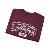 Senior Dad 2026 – Gildan Heavy Blend | Trendy Men's Soft Sweatshirt. Direct to Garment. Printed & Shipped in the USA. Unisex Sizes.