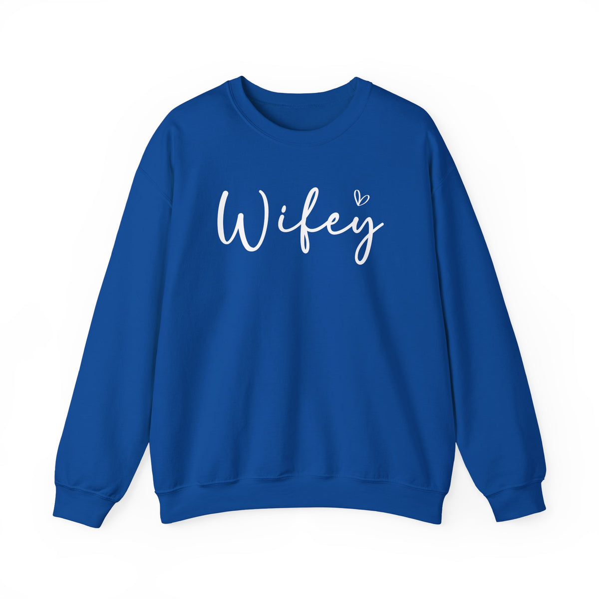 Wifey – Gildan Heavy Blend | Trendy Women’s Soft Sweatshirt. Direct to Garment. Printed & Shipped in the USA. Unisex Sizes.
