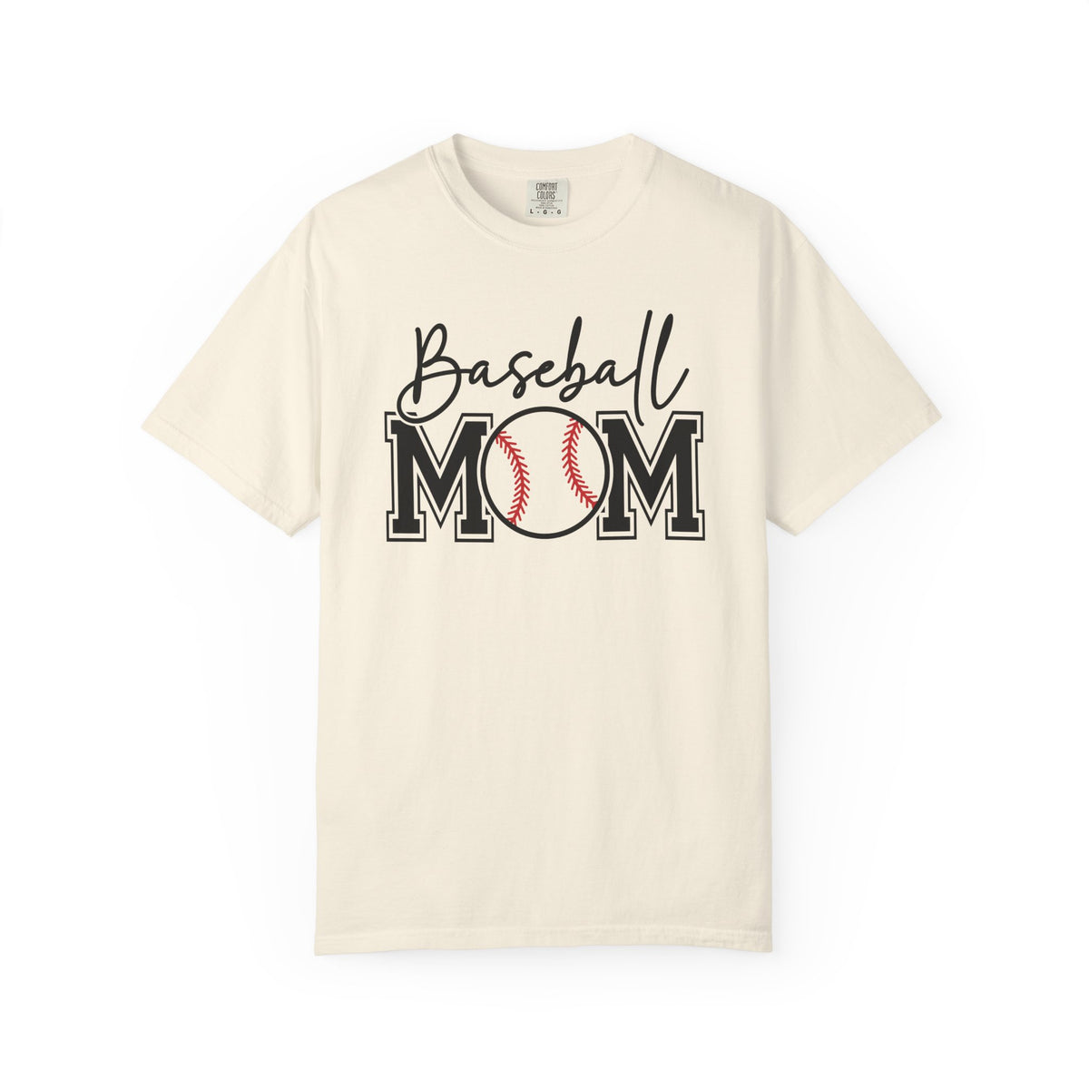 Baseball Mom - Comfort Colors | Trendy Women's T-Shirt. Direct to Garment. Printed & Shipped in the USA. Unisex Sizes.