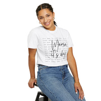 Mama It’s Okay - Comfort Colors | Trendy Women's T-Shirt. Direct to Garment. Printed & Shipped in the USA. Unisex Sizes.