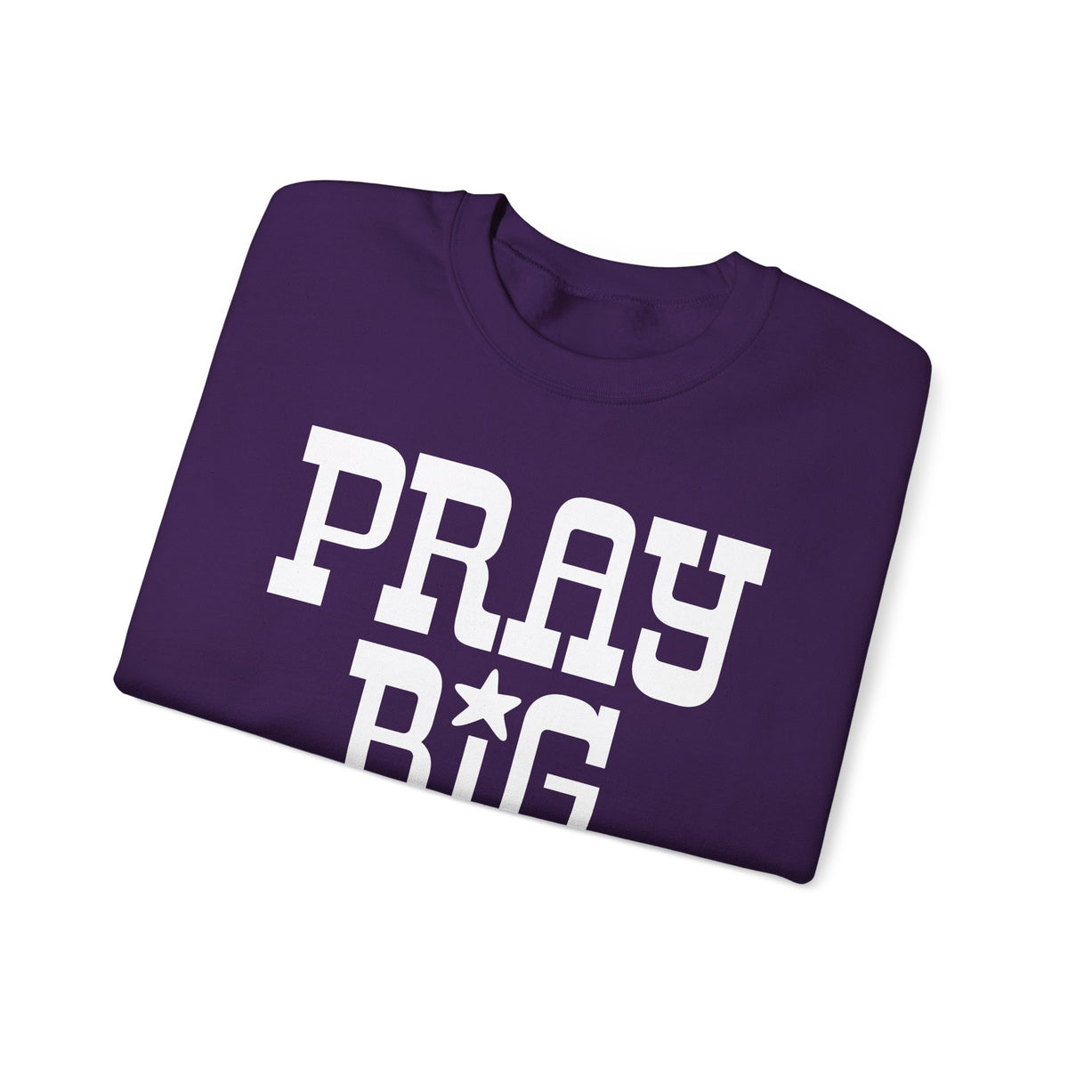 Pray Big Y'all – Gildan Heavy Blend | Trendy Women’s and Men's Soft Sweatshirt. Direct to Garment. Printed & Shipped in the USA. Unisex Sizes.