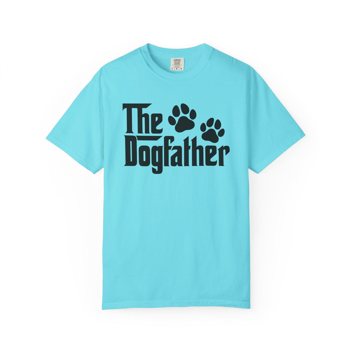 The DogFather - Comfort Colors | Trendy Men's T-Shirt. Direct to Garment. Printed & Shipped in the USA. Unisex Sizes.