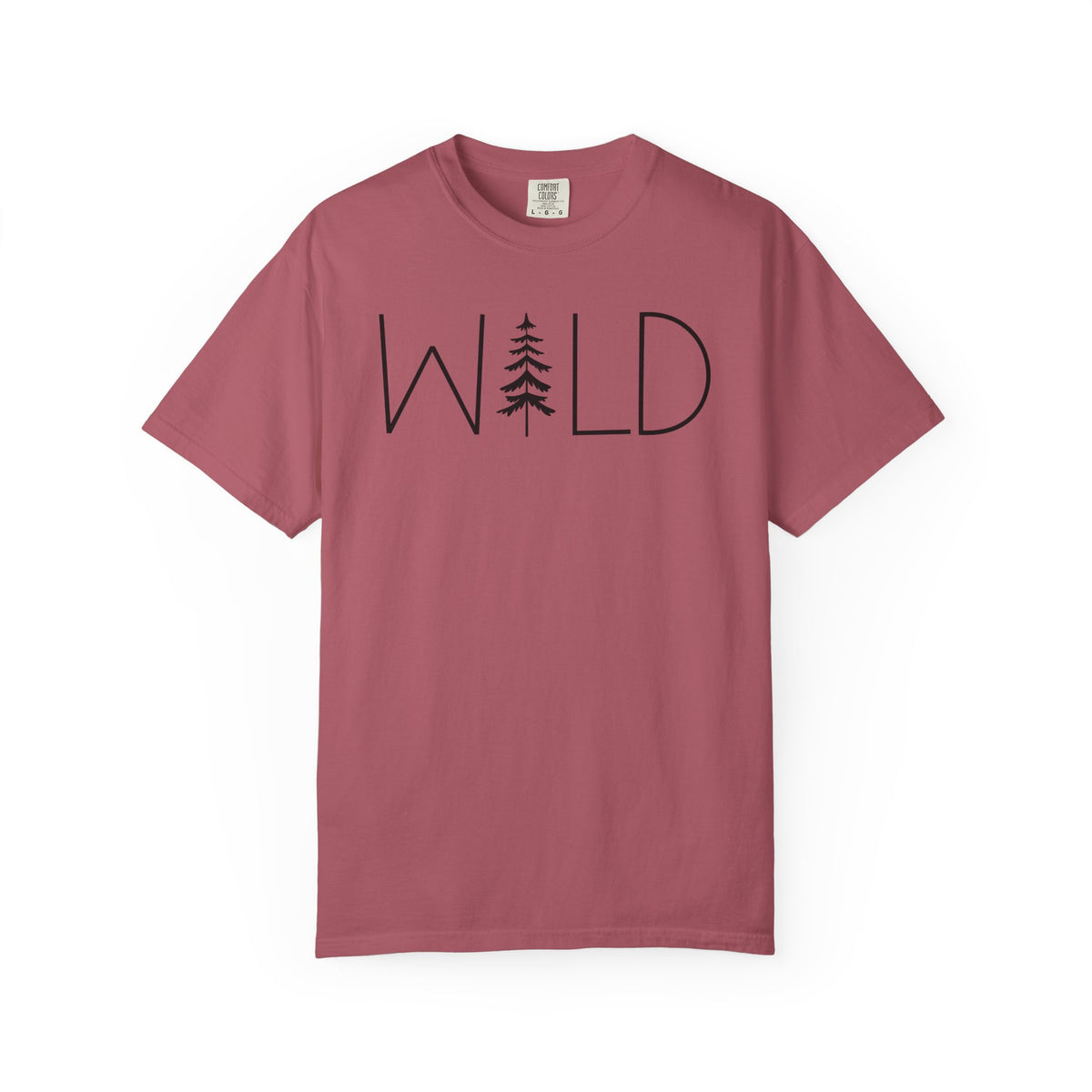 Wild Graphic, Nature, Pine Tree, Adventure - Comfort Colors | Trendy Men's and Women's T-Shirt. Direct to Garment. Printed & Shipped in the USA. Unisex Sizes.