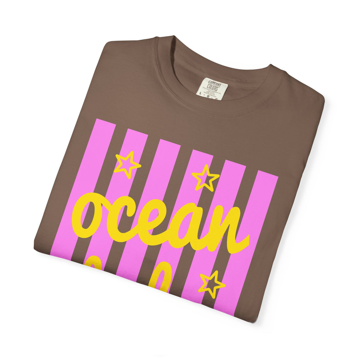 Ocean Babe - Comfort Colors | Trendy Women's T-Shirt. Direct to Garment. Printed & Shipped in the USA. Unisex Sizes.