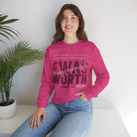 It Was Worth Every Moment | Class of 2026, Graduation – Gildan Heavy Blend | Trendy Women’s and Men's Soft Sweatshirt. Direct to Garment. Printed & Shipped in the USA. Unisex Sizes.