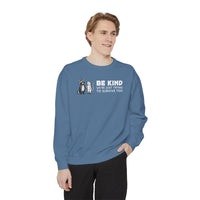Be Kind. We're Just Trying To Survive Too. Possum. Raccoon. *This Shirt Saves Lives* - Comfort Colors | Trendy Women's and Men's Sweatshirt. Direct to Garment. Printed & Shipped in the USA. Unisex Sizes.