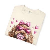Goldendoodle Love - Comfort Colors | Trendy Women's T-Shirt. Direct to Garment. Printed & Shipped in the USA. Unisex Sizes.