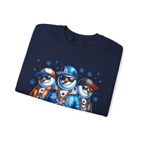 They Not Like Us Snowmen – Gildan Heavy Blend | Trendy Men's and Women’s Soft Sweatshirt. Direct to Garment. Printed & Shipped in the USA. Unisex Sizes.