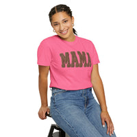 Mama, Faux Knit - Comfort Colors | Trendy Women's T-Shirt. Direct to Garment. Printed & Shipped in the USA. Unisex Sizes.