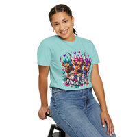 Cute Highland Cows Bingo Squad - Comfort Colors | Trendy Women's T-Shirt. Direct to Garment. Printed & Shipped in the USA. Unisex Sizes.