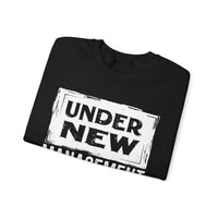 Under New Management "Speak To My Fiance" – Gildan Heavy Blend | Trendy Men's and Women’s Soft Sweatshirt. Direct to Garment. Printed & Shipped in the USA. Unisex Sizes.