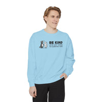 Be Kind. We're Just Trying To Survive Too. Possum. Raccoon. *This Shirt Saves Lives* - Comfort Colors | Trendy Women's and Men's Sweatshirt. Direct to Garment. Printed & Shipped in the USA. Unisex Sizes.