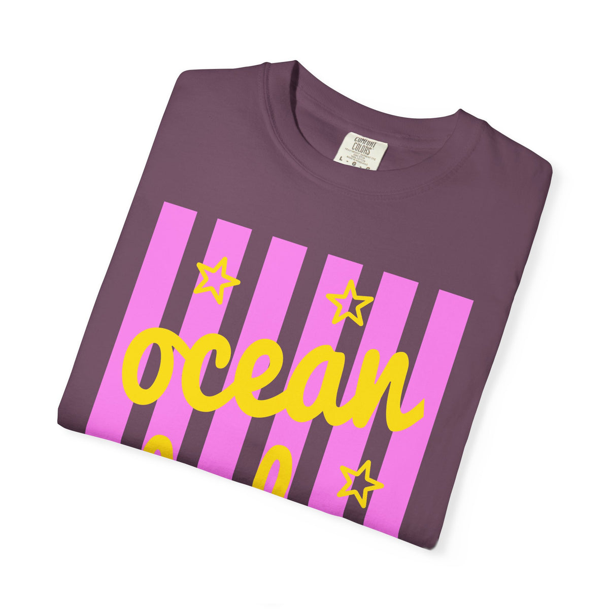 Ocean Babe - Comfort Colors | Trendy Women's T-Shirt. Direct to Garment. Printed & Shipped in the USA. Unisex Sizes.